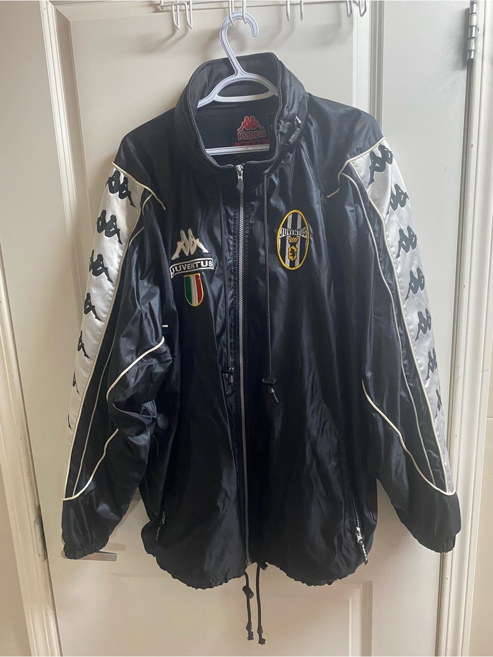 Original RARE 90’s Kappa Juventus FC Serie A Zip Up Track Jacket Size XXL